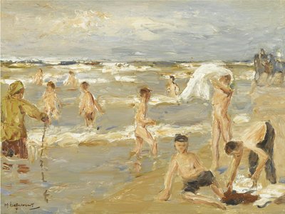 Bathing Boys by Max Liebermann